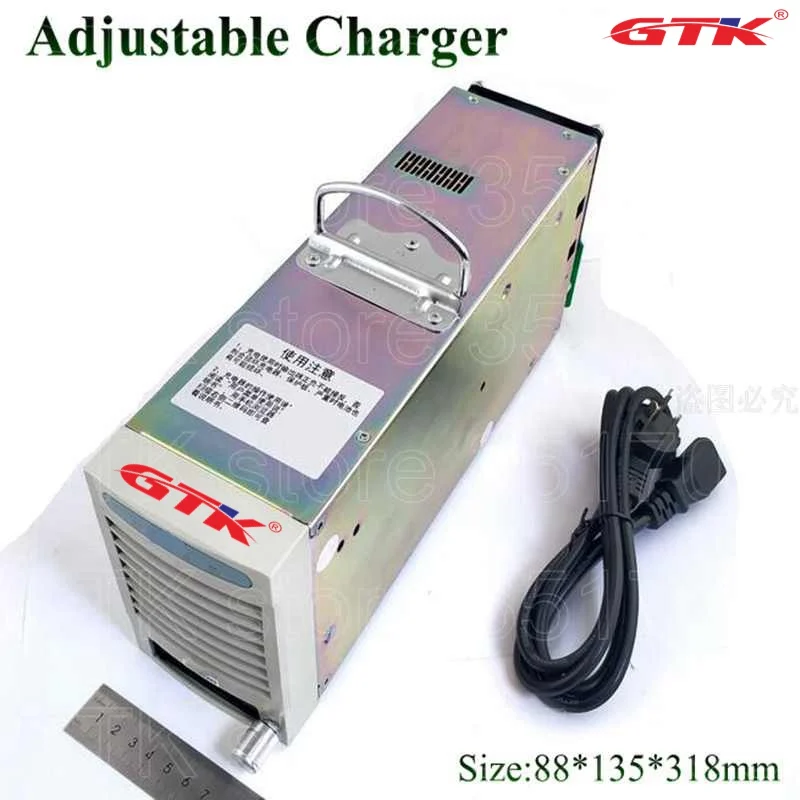 GTK Регулируемая 120v 25A быстрая скорость зарядное устройство для LTO литиевая титановая батарея lifepo4 зарядное устройство RV EV 110v 60V 30A 3 кВт мощность