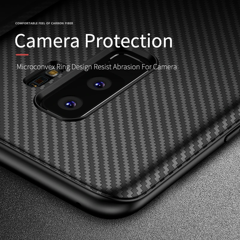 iPaky For Samsung Galaxy S9 Plus Case Carbon Fiber Soft Silicone Shockproof Housing Cover S 9 Phone Cases |