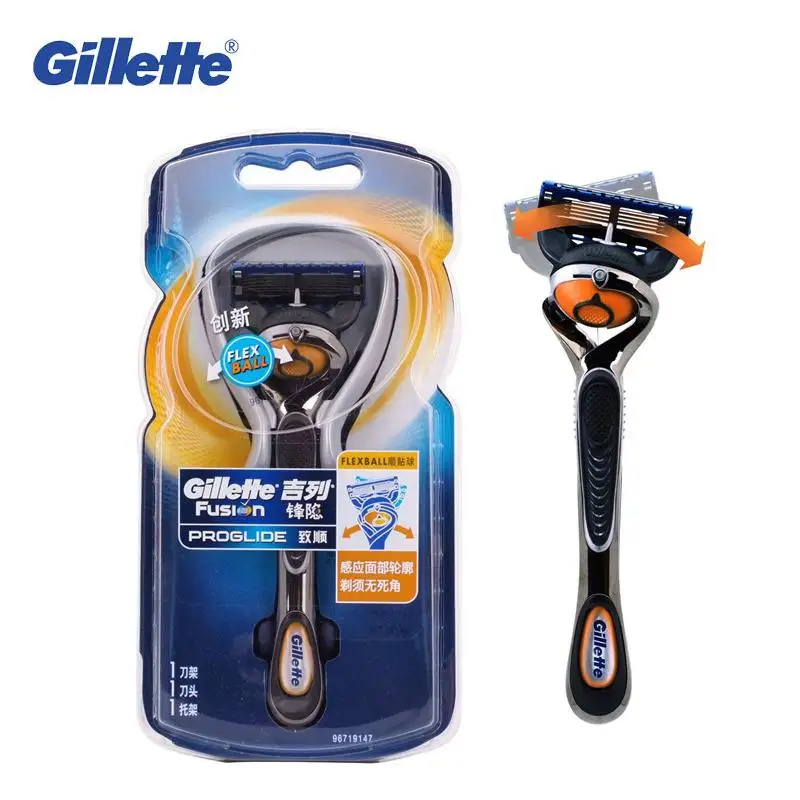 Бритва Gillette Fusion Proglide Мужская Подлинная машинка для бритья FlexBall моющаяся уход за
