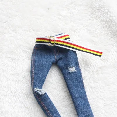 1pcs belt C 1 шт. 30 см кукольный пояс в полоску для Blyth, Licca, OB2, Barbies, Momoko, Pullip кукольные аксессуары - Цвет: 1pcs belt C