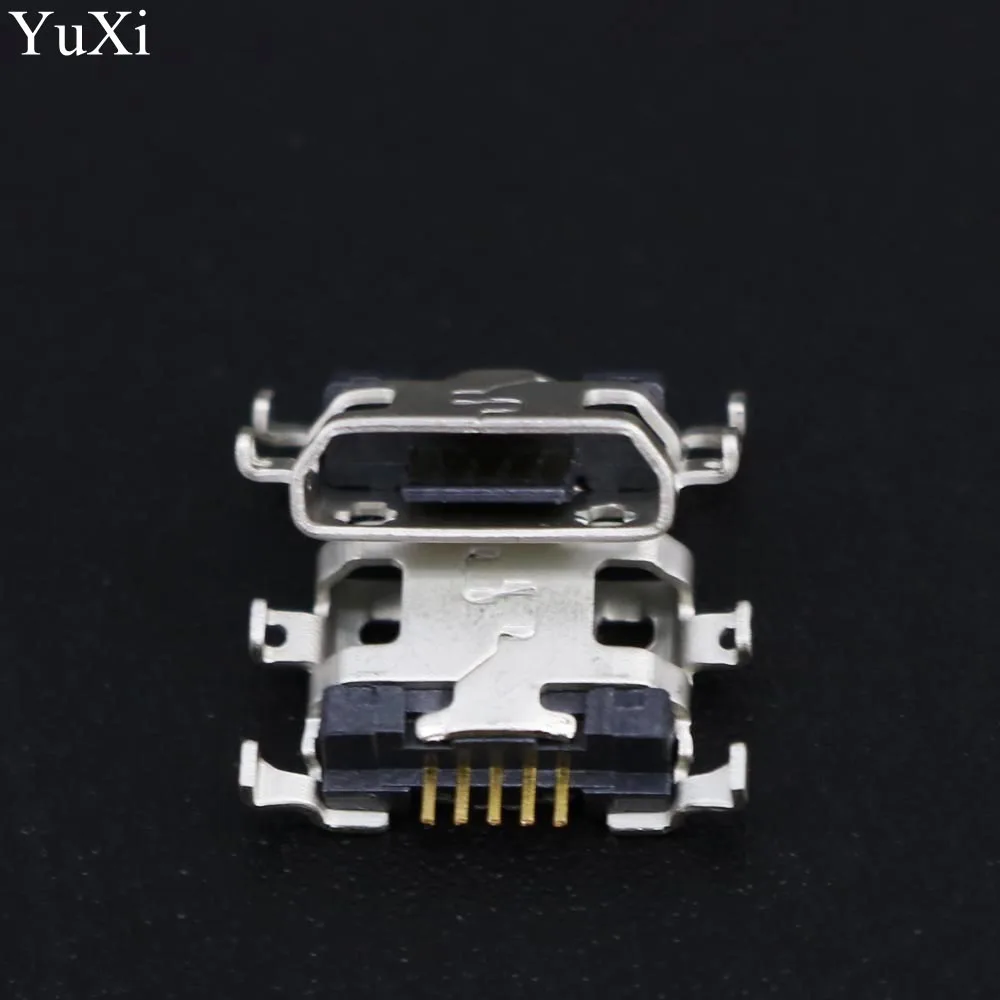YuXi 100 шт. Micro USB разъем для зарядки мини-разъем док-разъем lenovo A798T A590 A808 A706T A670T S890 S820