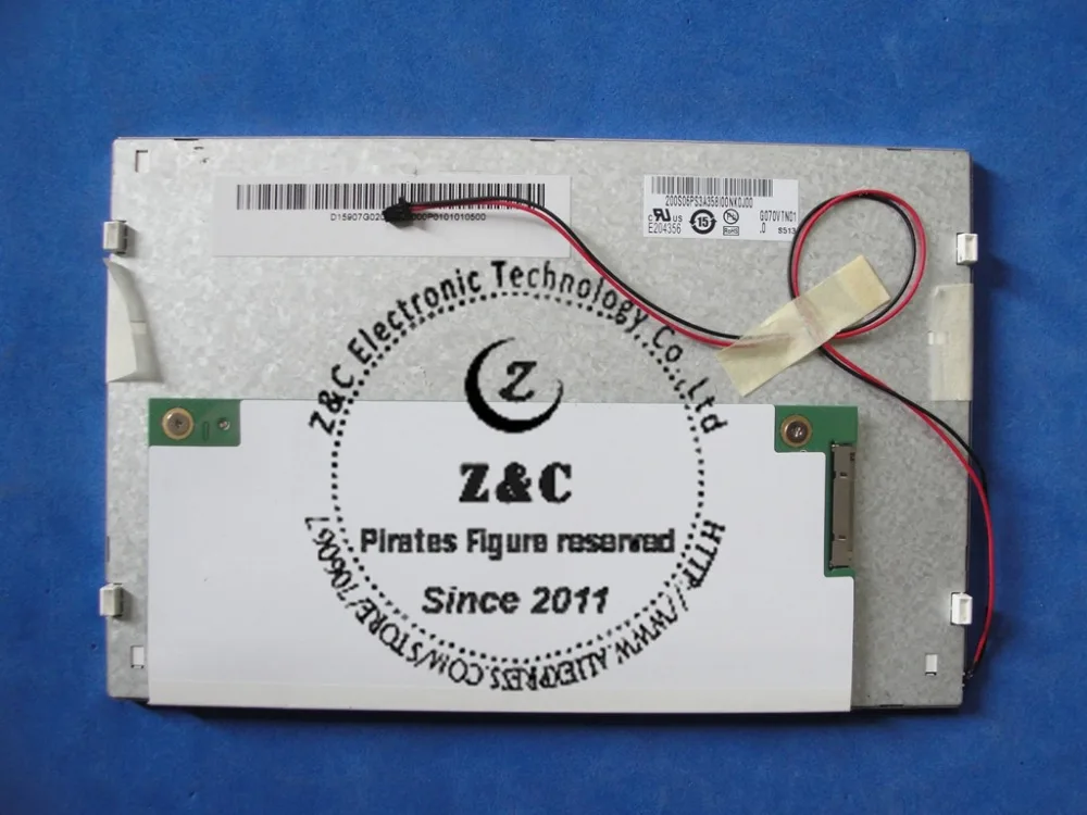 G070VTN01.0 G070VTN01 оригинальный класс A + 7-дюймовый 800*480 ЖК-дисплей для промышленного