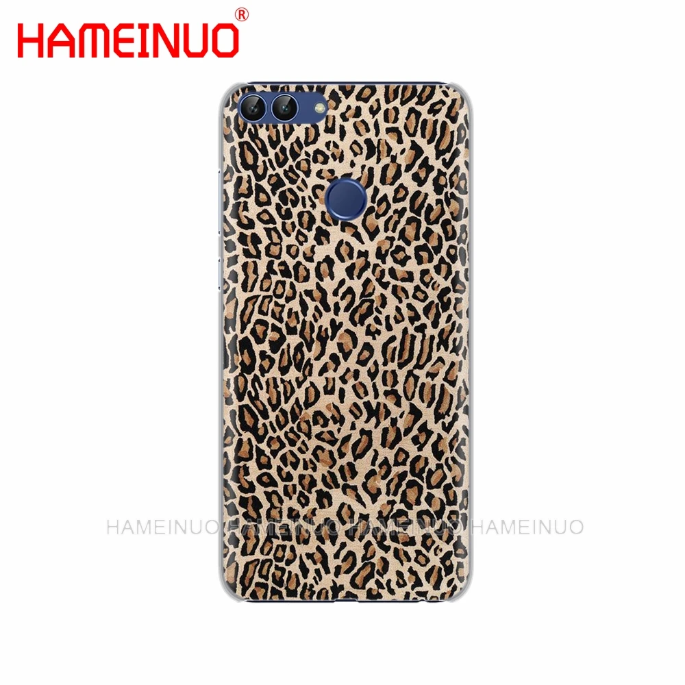 Чехол для мобильного телефона huawei Honor 7C Y5 Y625 Y635 Y6 Y7 Y9 2017 2018 Prime PRO с леопардовым