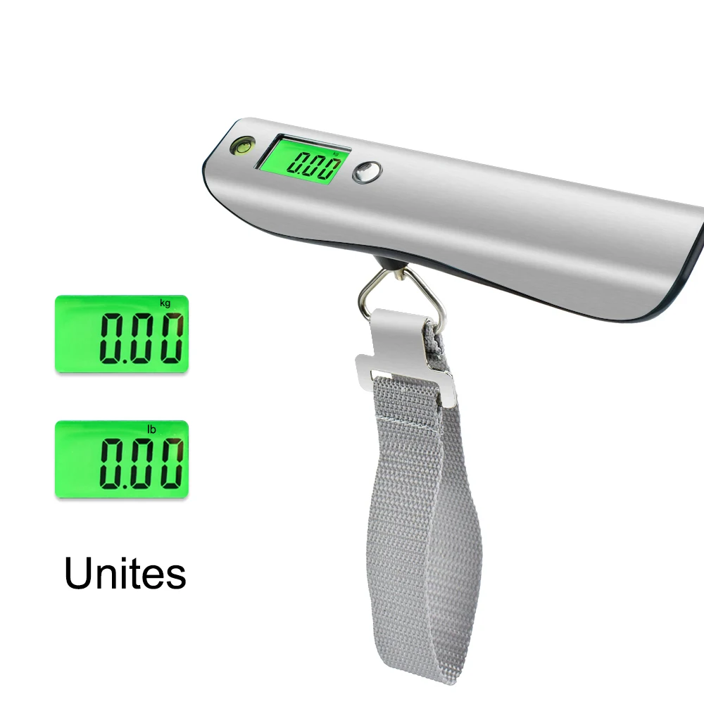 Весы дорожные NEWACALOX из нержавеющей стали с ЖК дисплеем 50 кг х 10 г|travel weight scale|digital