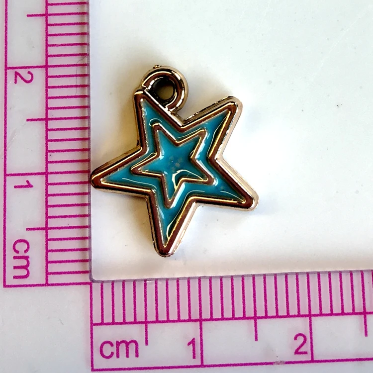 CCOR 10 шт. разноцветный пластиковый кулон в виде капли масла пентаграммы подходит