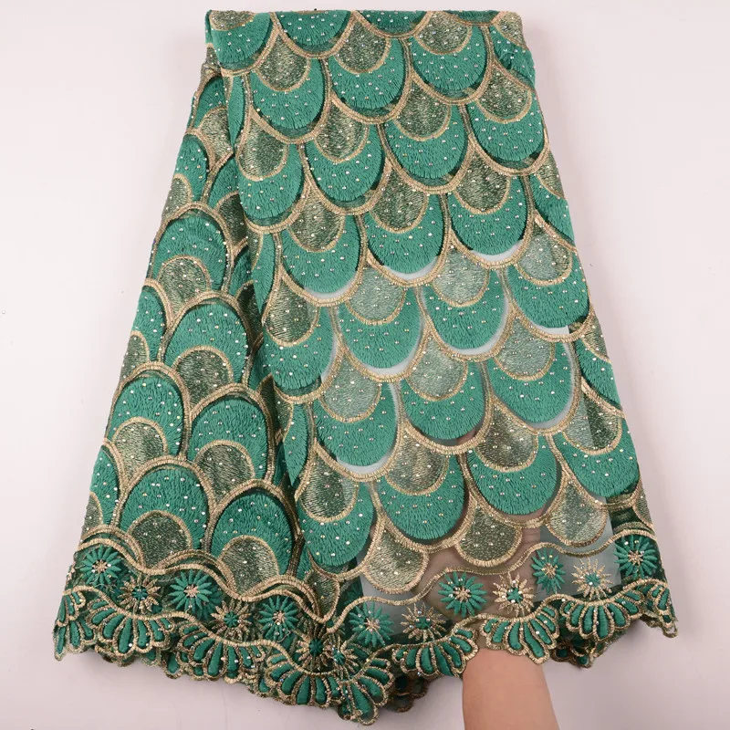 Новейший зеленый французский фатиновый сетчатый молочный Шелковый кружевной