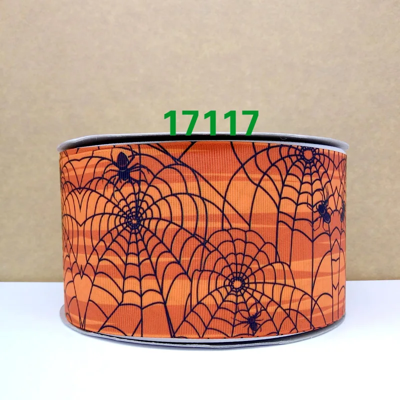 Бесплатная доставка 50 ярдов Хэллоуин печатных grosgrain ленты 17169|halloween printed ribbon|printed ribbongrosgrain ribbon |