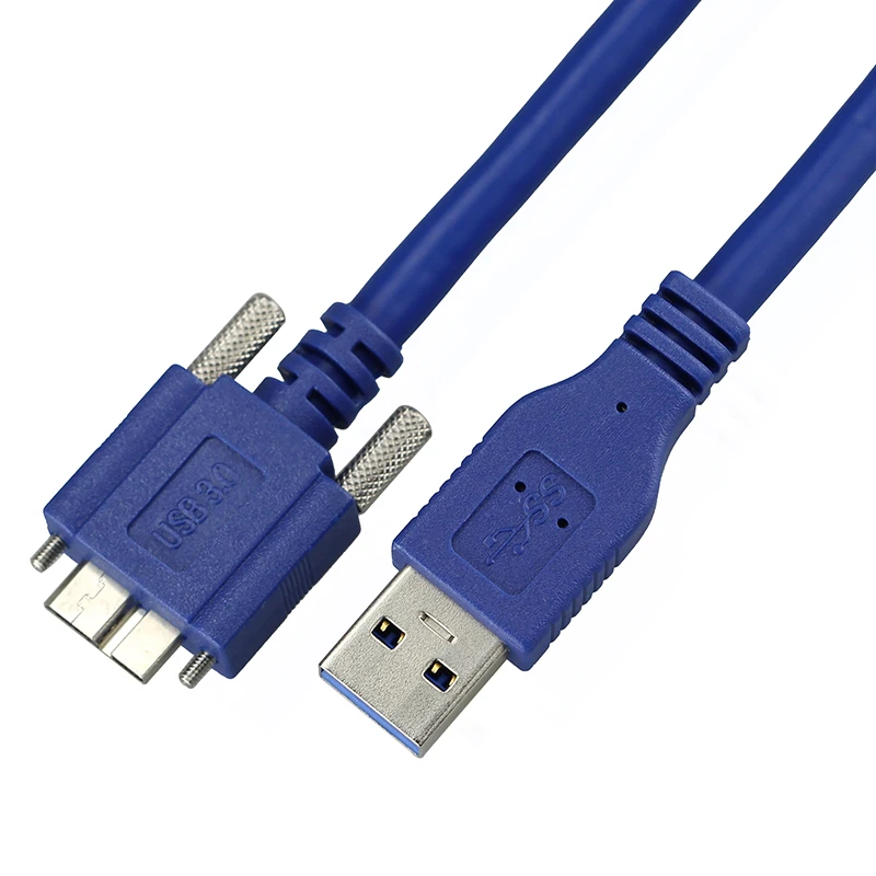 

Micro USB 3,0 к USB 3,0 кабели для передачи данных USB фиксированные винтовые отверстия для интерфейса USB 3,0 Промышленная камера