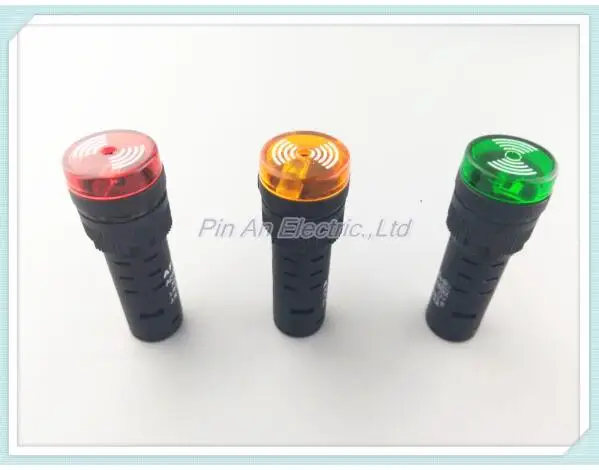 Зуммер AD16 16SM DC 12 В 16 мм звуковой и светильник вой мигающий зуммер AD16|buzzer alarm|alarm