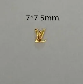 LV gold 100 шт украшения для ногтей - Цвет: LV gold