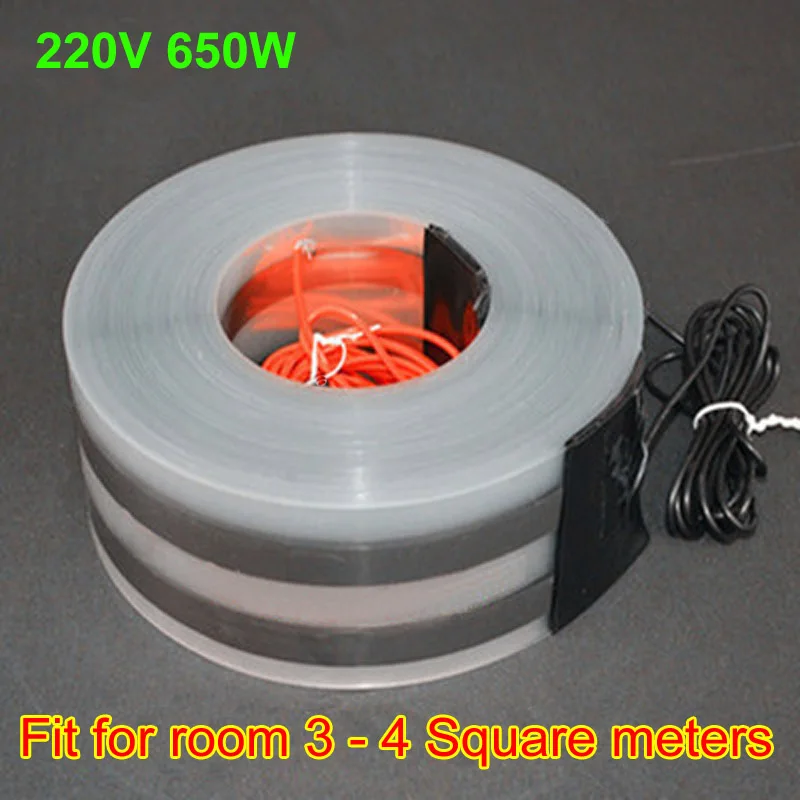 Недавно на рынке отопление пола системы, 110W до 220W только на квадратный метр, 220V нагревательный пояс, пол нагревательная пленка легко установить - Цвет: 650W