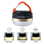 Портативный мини-фонарь для кемпинга, 3 Вт, светодиодный фонарь для кемпинга, водонепроницаемый фонарь для палатки, внешний фонарь, аккумулятор USB