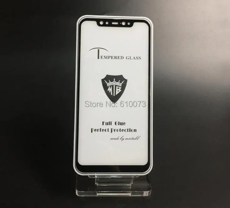 Анти-отпечатков пальцев закаленное Стекло для xiaomi mi 8 M8 6x x2S Red 2 полный охват Экран
