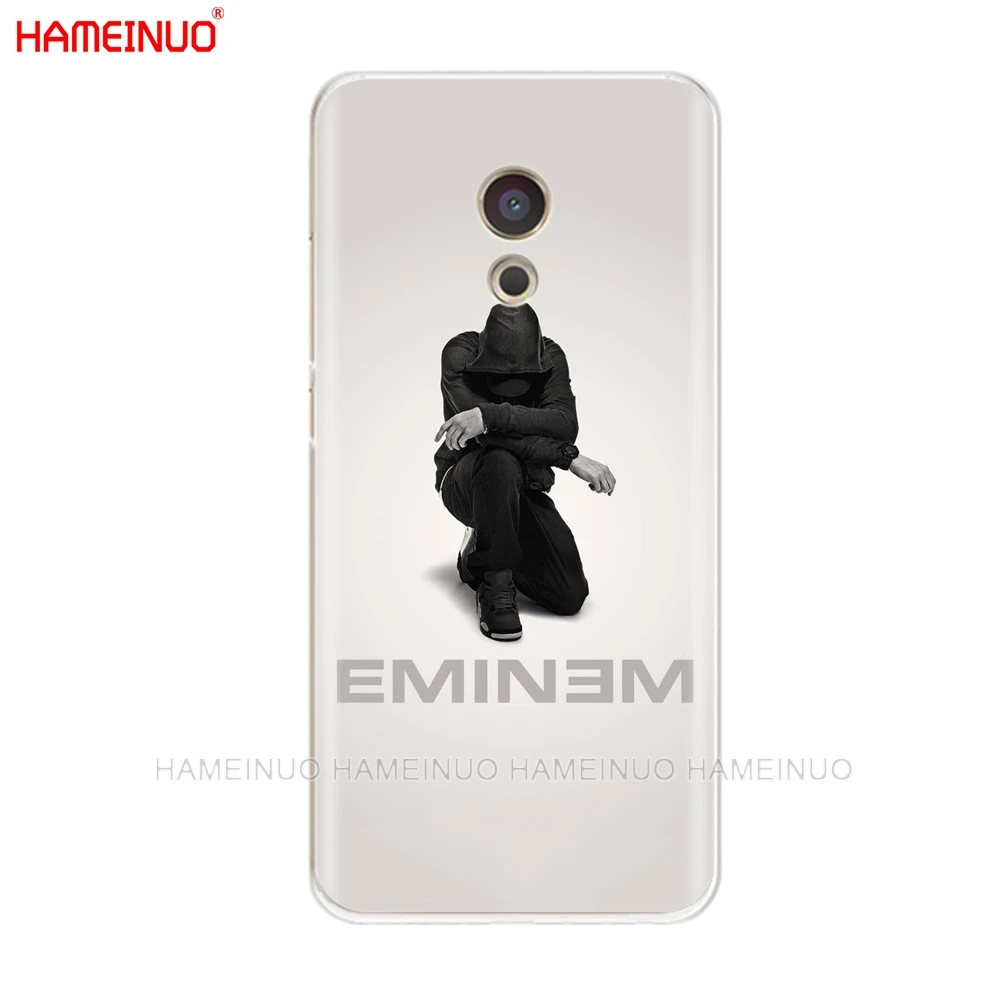 HAMEINUO исполнитель хип хоп рэппер эминем rap чехол для Meizu M6 M5 M5S M2 M3 M3S MX4 MX5 MX6 PRO 6 5 U10 U20