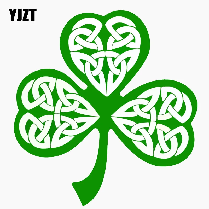 YJZT 11,9 см * 12,7 см Lreland Shamrock личность хвост автомобиля Светоотражающая наклейка на машину, Мотоцикл аксессуары C1-7743 YJZT 11,9 см * 12,7 см Lreland Shamrock личность хвост автомобиля Светоотражающая наклейка на машину, Мотоцикл аксессуары C1-7743