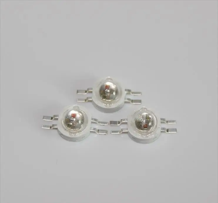 

3W 7 colour full color RGB high-power LED Light Beads 4PIN