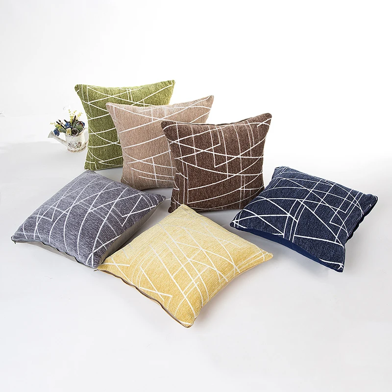 45*45 см домашняя Удобная однотонная наволочка винтажная простая Наволочка