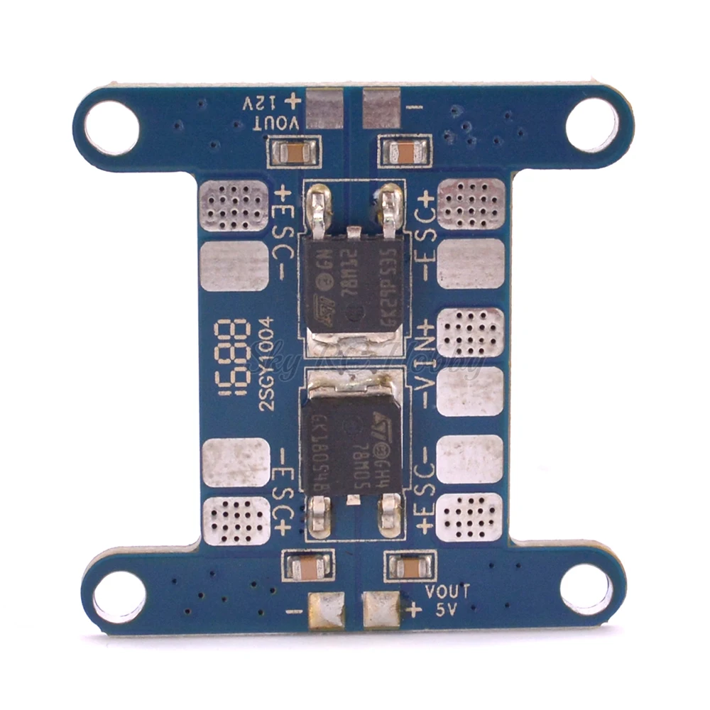 Блок питания и BEC 5 в 12 В PDB распределительная плата Поддержка 3-4S Lipo для FPV
