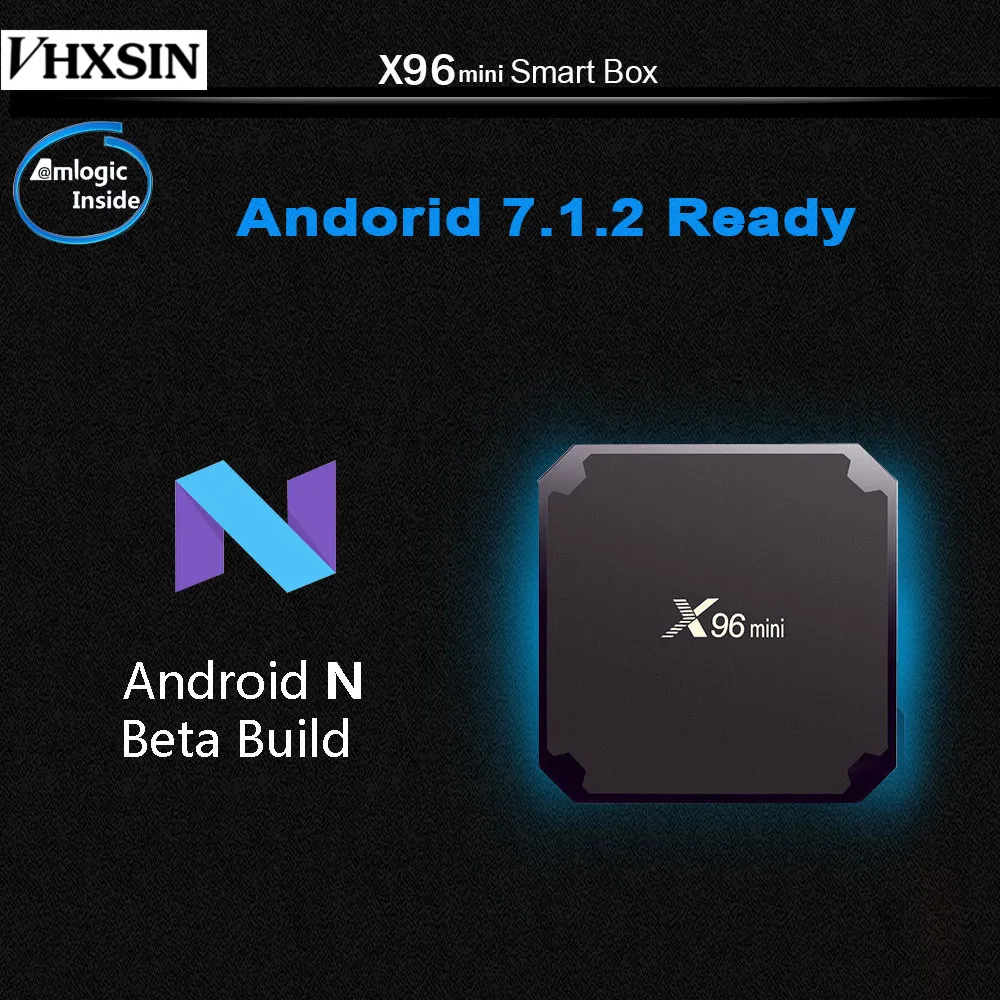 VHXSIN 20 шт./лот X96mini Android TV BOX 1 ГБ 8 ГБ/2 16 Amlogic S905W четырехъядерный 2 4 ГГц 4k медиаплеер