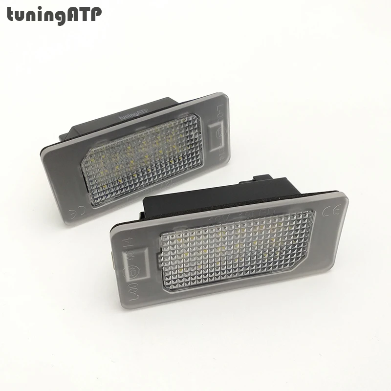 

Bright LED Number License Plate Light Lamp For Volkswagen Golf Plus MK6 Touran 1T3 Tiguan 5N2 Passat CC 2012+ for Touareg 7P