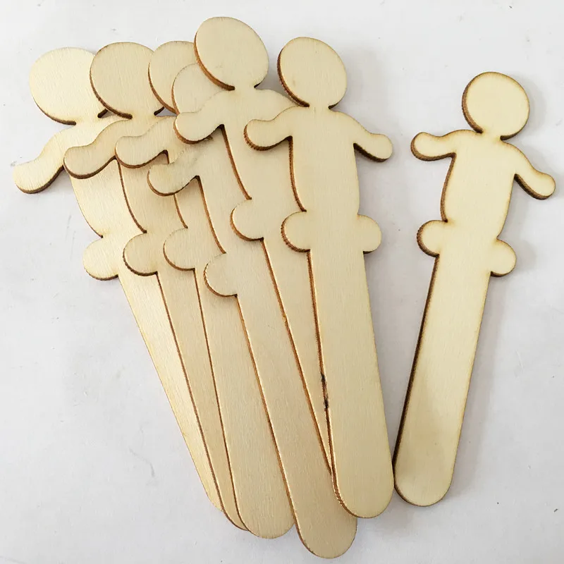 10 шт. профессиональная палочки для мороженного деревянные лечения льда ldpе