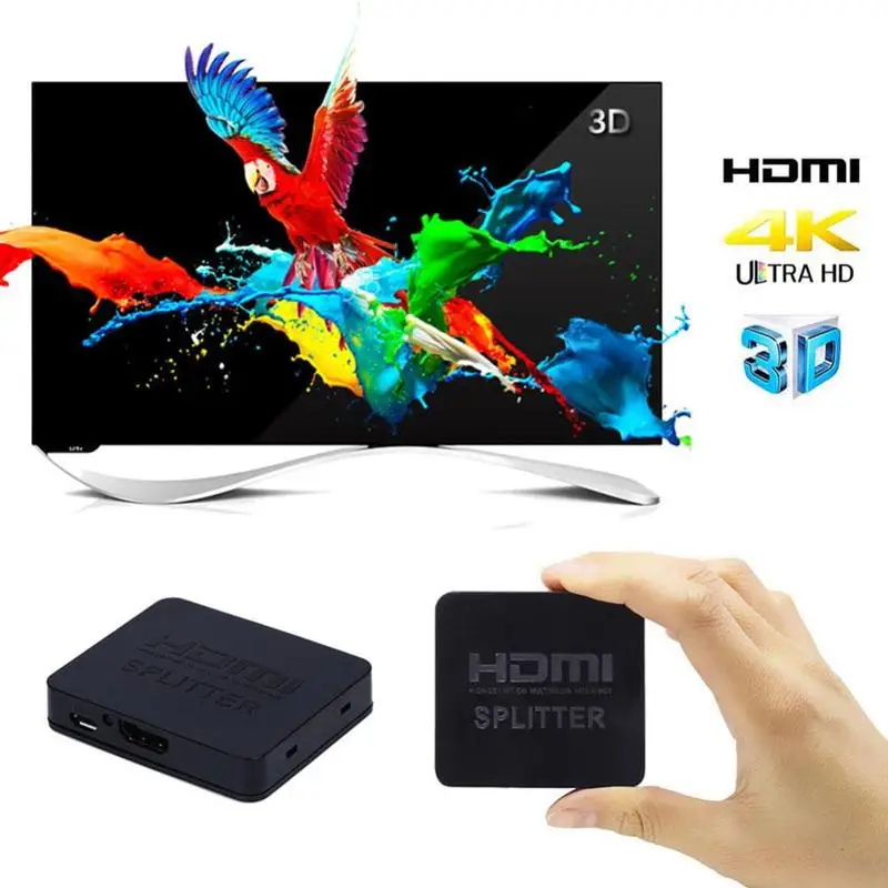 Хорошее применение Ultra Hd 4k Hdmi сплит тер разделен на два порта ретранслятор