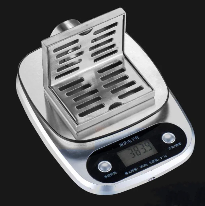 304 Stainless Steel Anti-backwater Wall Drainage Floor Drain Kitchen Shower Room Bathroom Side Drainage Floor Drain