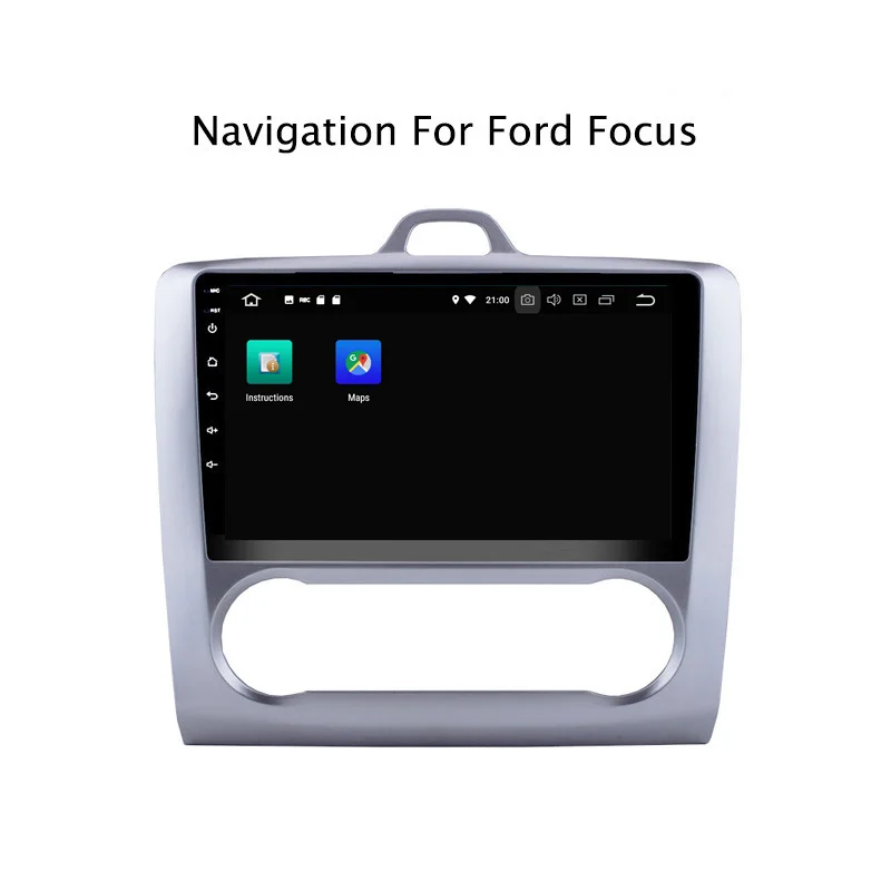 9&quot 4G RAM 32G ROM Octa Core Android 8.0 Car DVD GPS For Ford Focus 2006 2007 2008 2009 2010 2011 2012- AT Radio Stereo | Автомобили и