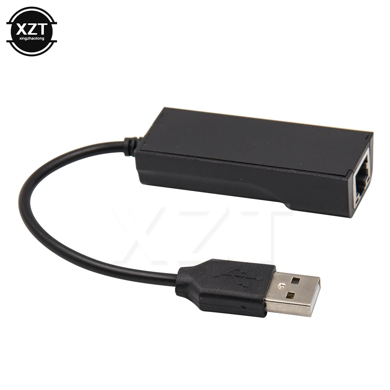 USB Ethernet адаптер Сетевая карта USB LAN Мини Сетевой адаптер USB к RJ45 10/100 Мбит/с ЛВС USB RJ45 карта для Mac, ПК, ноутбука