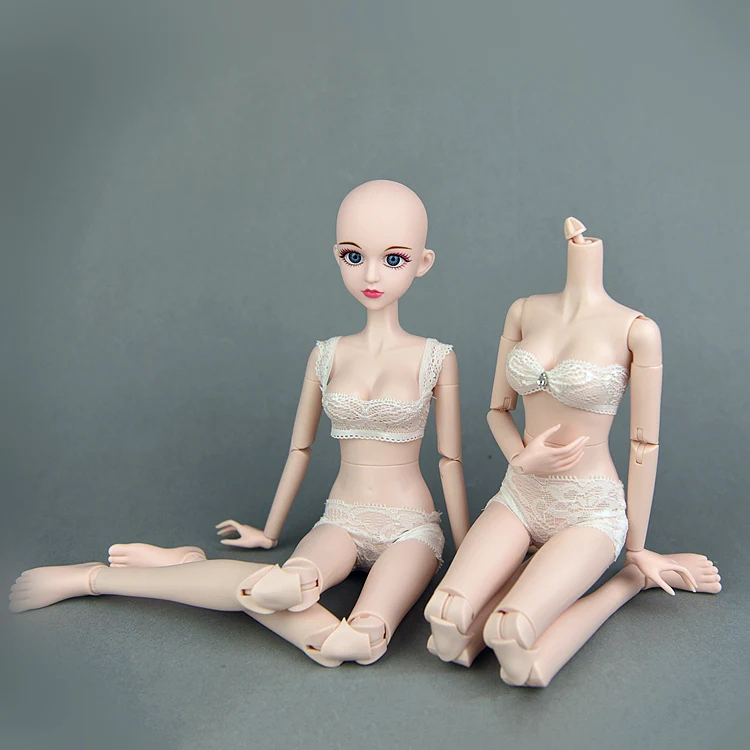 Новинка 2018 Обнаженная кукла 45 см без одежды 1/4 BJD Синьи/3D реальные глаза