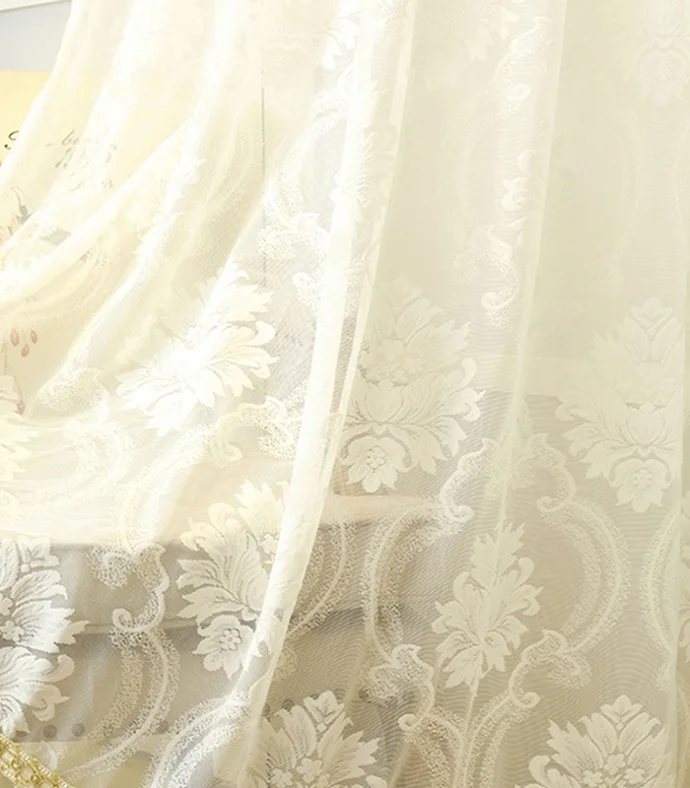 1pc tulle Новые однотонные голландские бархатные занавески s для окна балдахин ткань европейский занавес в гостиной пелмет шторы для спальни - Цвет: 1pc tulle