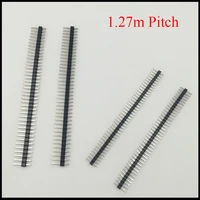 1x40 140 1x50 150 pin 40p 50p 1 27mm pitch single row single spaced straight pin pcb male ic connector pin header strip