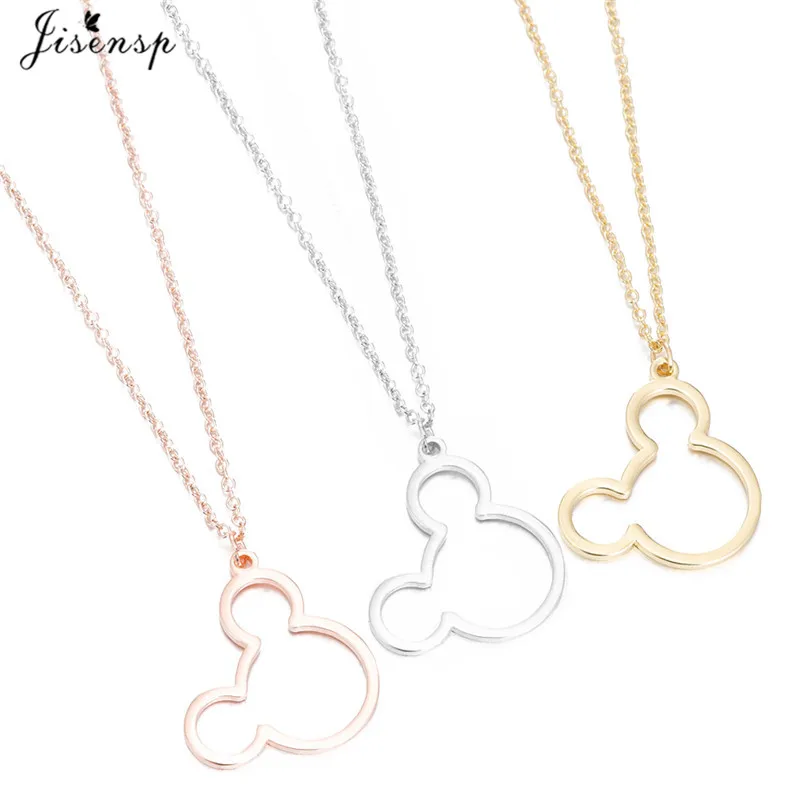 Jisensp Bijoux 2018 Модное Длинное колье с Микки эффектные ювелирные изделия милые
