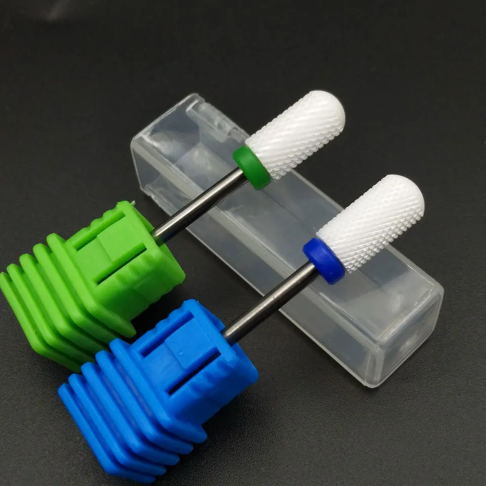 Сверла HYTOOS круглые для маникюра 3/32 дюйма|nail drill bits|ceramic nail drillnail |