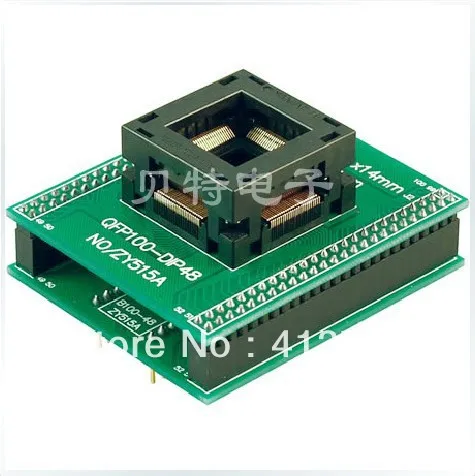 Ucos QFP100 SmartPRO X5/X8 адаптер ZY515C тест на горение|test|test adapters |