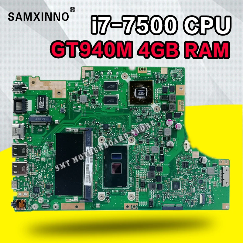 TP501UQ материнская плата I7 7500U GT940M для ASUS TP501UB TP501U TP501 ноутбука TP501UQK|Материнские