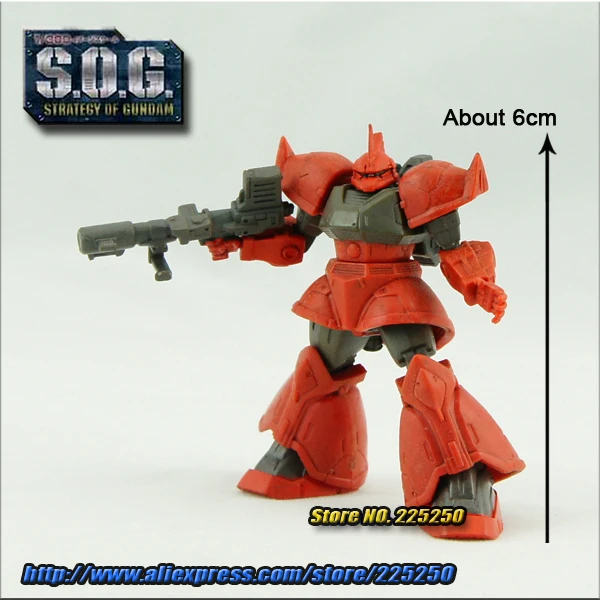 Японское аниме BANDAI Подлинная Оригинальная фигурка гасяпона из ПВХ стратегии Gundam