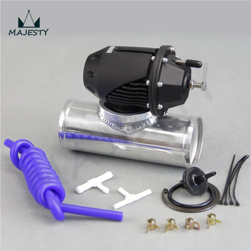 

2" 50mm straight Flange Pipe+ BLACK ADJUSTABLE ssqv SQV Blow Off Valve BOV II 2