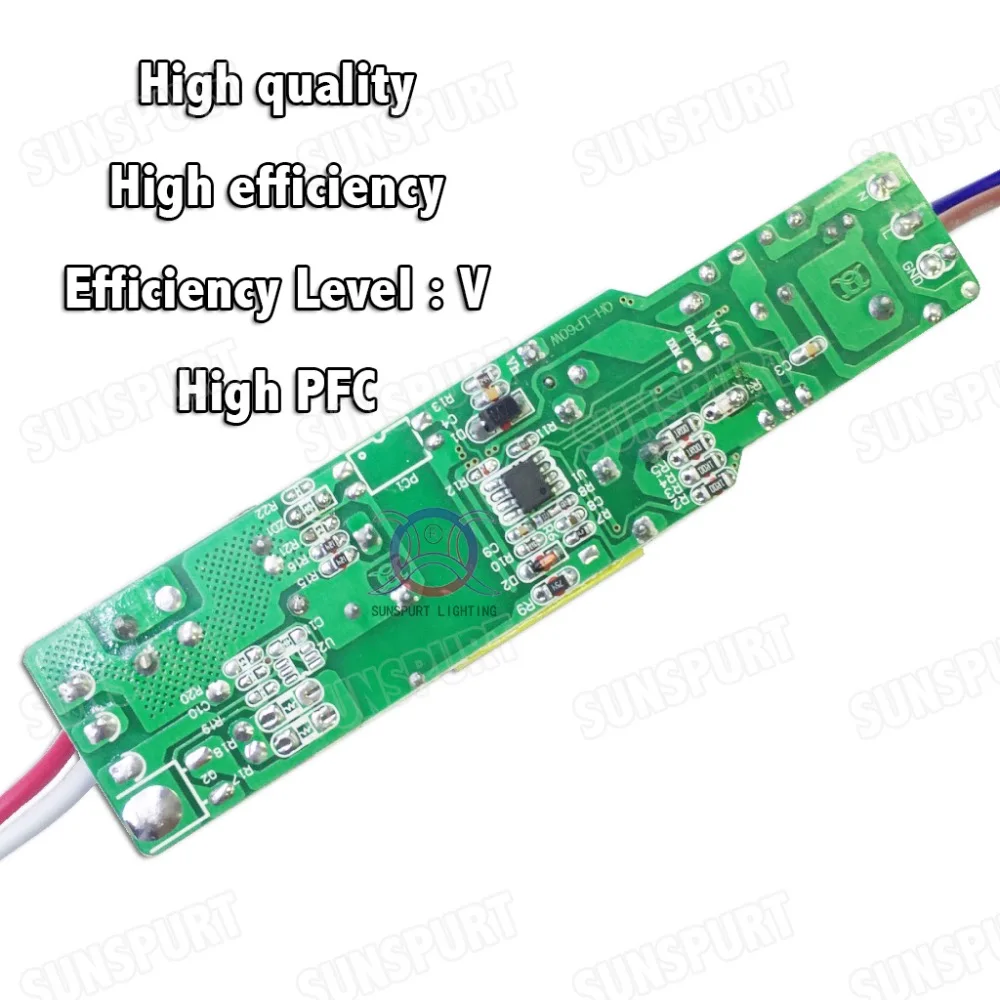 Светодиодный прожектор высокой изоляции PFC 60 Вт светодиодный драйвер 18 30x3 600 мА