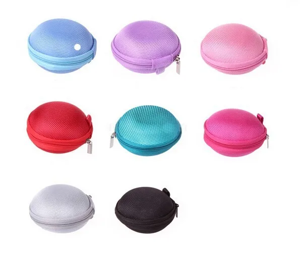 7 цветов сумка для монет из искусственной кожи на молнии защитный чехол наушников