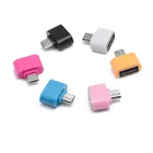 Цветной мини OTG кабель CatXaa USB OTG адаптер Micro USB к USB конвертер для планшетного ПК Android Samsung Xiaomi HTC SONY LG