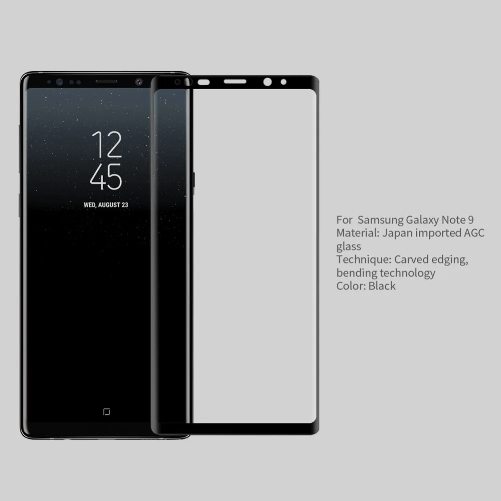 3D Изогнутые, с полным охватом закаленное стекло для samsung Galaxy Note 9 Note9 стекло Nillkin CP+ MAX Защитная пленка для экрана