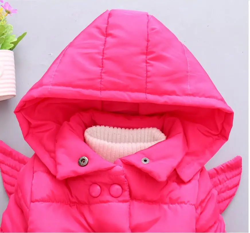 Одежда для детей 1-4 лет; куртка; Новинка года; сезон осень-зима; модная теплая верхняя одежда с капюшоном для маленьких девочек; куртка; пальто; Рождество