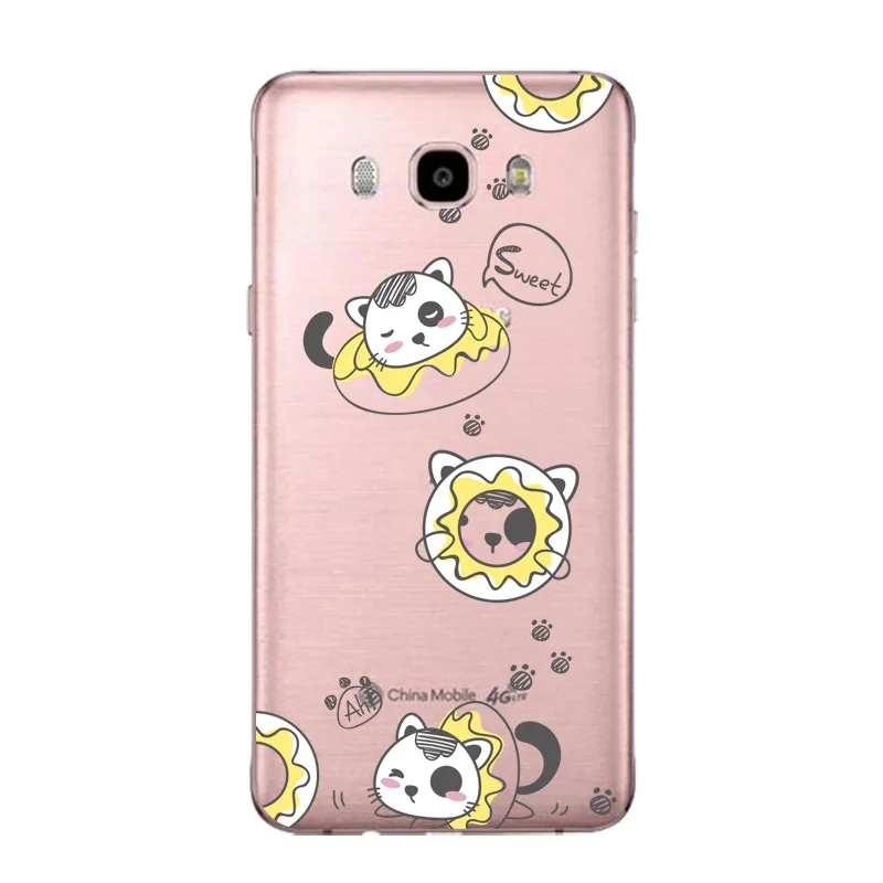 Мягкий прозрачный чехол принцессы из ТПУ для Samsung J3 J5 J7 S6 S7 S8 note8 A3 A5 C7 J2prime с принтом