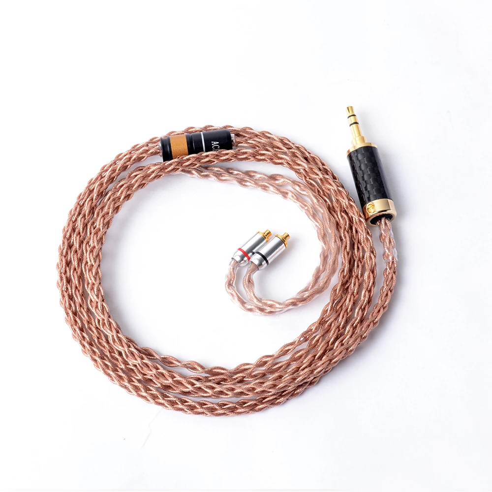 OKCSC разъем MMCX обновление кабеля наушников Замена шнура для DIY наушников SHURE SE215 SE315 SE425 SE535 SE846 UE900S