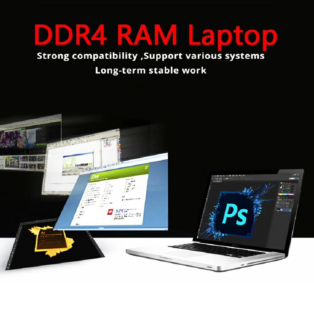 Tigo Оперативная память DDR4 8 GB ноутбук 2400 МГц памяти 8 гб DDR 4 Memoria SoDIMM оперативная память для ноутбука