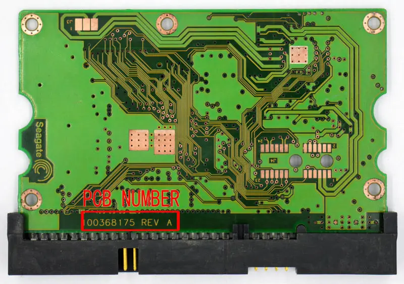 HDD PCB для SEAGATE/логическая плата/номер платы: 100368175/микросхема основного