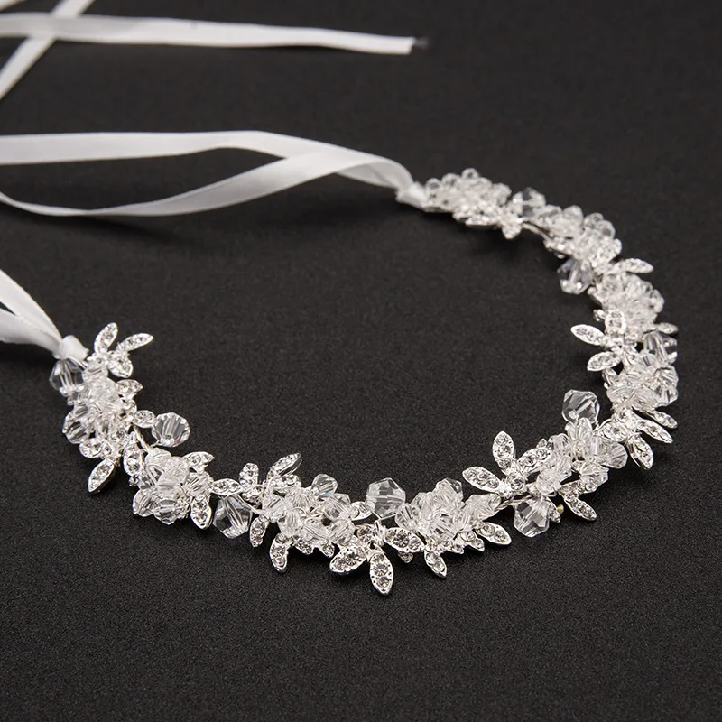 Женская повязка на голову с кристаллами 28 см|bridal headband|crystal bridal headbandhandmade hair jewelry |