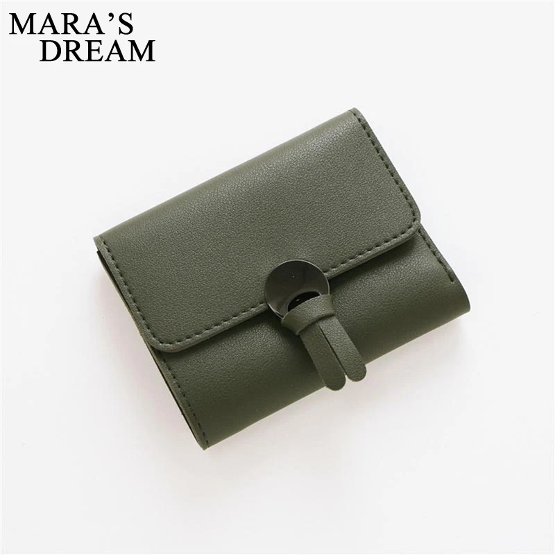 Кошелек Mara's Dream женский из искусственной кожи брендовый однотонный бумажник с