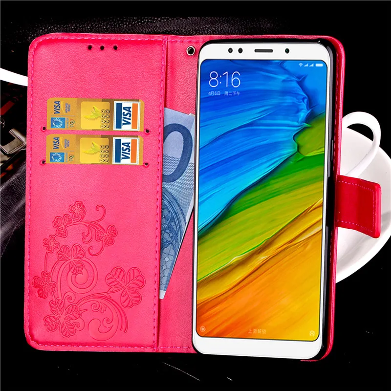 Кожаный чехол-книжка для Xiaomi Redmi 5, чехол для Xiaomi Redmi 5 Plus, чехол для телефона для Xiomi, Xiaomi Redmi 5 Plus, Redmi5 Plus, 5 Plus